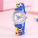 Kids Soccer Cartoon Sport Watch Water-Resistant Quartz Timepiece Kids Soccer Cartoon Sport Watch Water-Resistant Quartz Timepiece