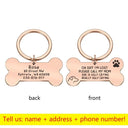 Personalized Pet ID Tag: Stylish Bone Engraved Pendant Personalized Pet ID Tag: Stylish Bone Engraved Pendant