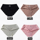 Silk Comfort Briefs Set: Luxurious Seamless Panties Women Silk Comfort Briefs Set: Luxurious Seamless Panties Women