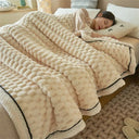 Winter Warm Blanket Skin-Friendly Striped Bedspread Throw Winter Warm Blanket Skin-Friendly Striped Bedspread Throw