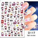 Adorable Cartoon Hello Kitty Nail Sticker Set for Nail Art Adorable Cartoon Hello Kitty Nail Sticker Set for Nail Art