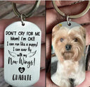 Personalized Engraved Pet Photo Keychain Custom Jewelry Gift Personalized Engraved Pet Photo Keychain Custom Jewelry Gift