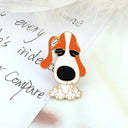 Walking Dogs Cartoon Enamel Pin Labrador Dachshund Bulldog Brooch Walking Dogs Cartoon Enamel Pin Labrador Dachshund Bulldog Brooch
