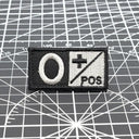 Tactical Blood Type Patch Custom Military Embroidered Gear Tactical Blood Type Patch Custom Military Embroidered Gear