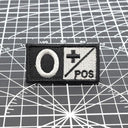 Tactical Blood Type Patch Custom Military Embroidery Gear Tactical Blood Type Patch Custom Military Embroidery Gear