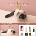 JIAERDI Plush Cat Shoulder Bag For Women Design Trendy JIAERDI Plush Cat Shoulder Bag For Women Design Trendy