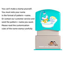 Custom Cartoon Name Stamp Set for Kids Waterproof Kit Custom Cartoon Name Stamp Set for Kids Waterproof Kit