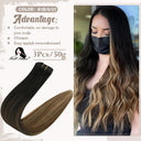 Balayage Clip-In Hair Extensions Luxurious Human Hair Upgrade Balayage Clip-In Hair Extensions Luxurious Human Hair Upgrade