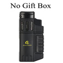 Galiner Cigar Torch Lighter Windproof 4 Jet Flame Butane Galiner Cigar Torch Lighter Windproof 4 Jet Flame Butane
