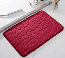 Mat Non Slip Cobblestone Embossed Bathroom Rug Memory Foam Mat Non Slip Cobblestone Embossed Bathroom Rug Memory Foam
