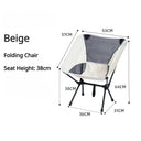 Portable Camping Moon Chair Outdoor Detachable Seat Ultralight Portable Camping Moon Chair Outdoor Detachable Seat Ultralight