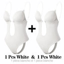 Backless Deep V Neck Thong Bodysuit Shapewear Invisible Bra Backless Deep V Neck Thong Bodysuit Shapewear Invisible Bra