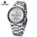 Luxury Chronograph Stainless Steel Watch for Fashionable Men Luxury Chronograph Stainless Steel Watch for Fashionable Men