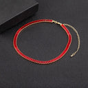 Nidin Classic Colorful Tennis Necklace Men and Women Jewelry Nidin Classic Colorful Tennis Necklace Men and Women Jewelry