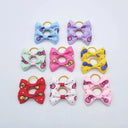 Ribbon Pet Hair Accessories: Cute Dog Hair Bows Bands Ribbon Pet Hair Accessories: Cute Dog Hair Bows Bands