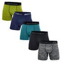 5 Pack Mens Polyester Boxer Briefs Underwear Set 2023 5 Pack Mens Polyester Boxer Briefs Underwear Set 2023
