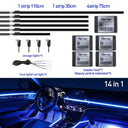 Streamer Car Ambient Lights Customizable RGB LED Symphony Streamer Car Ambient Lights Customizable RGB LED Symphony