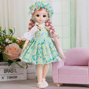 Customizable BJD Doll Interactive Dress-Up Toy with 3D Eyes Customizable BJD Doll Interactive Dress-Up Toy with 3D Eyes