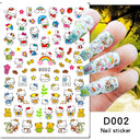 Adorable Cartoon Hello Kitty Nail Sticker Set for Nail Art Adorable Cartoon Hello Kitty Nail Sticker Set for Nail Art