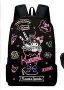 Sanrio Kuromi Backpack Pencil Bag School Bag Set for Kids Sanrio Kuromi Backpack Pencil Bag School Bag Set for Kids