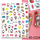 Adorable Cartoon Hello Kitty Nail Sticker Set for Nail Art Adorable Cartoon Hello Kitty Nail Sticker Set for Nail Art
