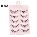 Volume & Length Boosting Natural Manga Eyelashes 5 Pairs Volume & Length Boosting Natural Manga Eyelashes 5 Pairs