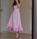 Ruffled Elegance Backless Dress Timeless Sophistication Ruffled Elegance Backless Dress Timeless Sophistication