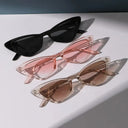 3 Pairs Per Set Small Cat Eye Sunglasses Women Cute Skinny 3 Pairs Per Set Small Cat Eye Sunglasses Women Cute Skinny