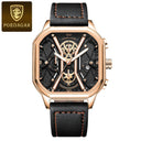 Chronograph Leather Watch Stylish Precision Timepiece Chronograph Leather Watch Stylish Precision Timepiece