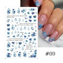 3D Sakura Blossom Nail Art Stickers for Elegant Designs 3D Sakura Blossom Nail Art Stickers for Elegant Designs