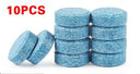 Effervescent Cleaning Tablets for Glass and Toilets Solution Effervescent Cleaning Tablets for Glass and Toilets Solution