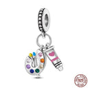 Ocean-Themed Sterling Silver Charms Set for Bracelets Ocean-Themed Sterling Silver Charms Set for Bracelets