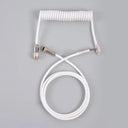 Coiled Cable Wire Type C USB Aviator for Mechanical Keyboards Coiled Cable Wire Type C USB Aviator for Mechanical Keyboards