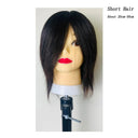 Professional Human Hair Mannequin Head for Styling Practice Professional Human Hair Mannequin Head for Styling Practice