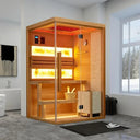 Luxury 2-4 Person Steam Sauna with 2300W Heater Home Luxury 2-4 Person Steam Sauna with 2300W Heater Home