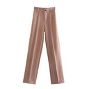 Vintage Chic High-Waist Pants for Modern Office Style Vintage Chic High-Waist Pants for Modern Office Style