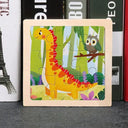 Kids Cartoon Animal Traffic Wooden Educational Puzzle Set Kids Cartoon Animal Traffic Wooden Educational Puzzle Set