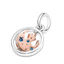 Original 925 Silver Beaded Charm Pendant Pandora Bracelet Original 925 Silver Beaded Charm Pendant Pandora Bracelet