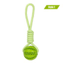Dog Treat Balls Interactive Rope Rubber Toys For Small Dogs Dog Treat Balls Interactive Rope Rubber Toys For Small Dogs
