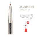 35000RPM Wireless Nail Drill: Pen USB Rechargeable Portable 35000RPM Wireless Nail Drill: Pen USB Rechargeable Portable