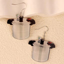 Dangle Earrings Set Electrical Appliances Cute Funny Gift Dangle Earrings Set Electrical Appliances Cute Funny Gift