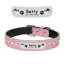 Leather Personalized Cat Collar Adjustable Free Engraving Leather Personalized Cat Collar Adjustable Free Engraving