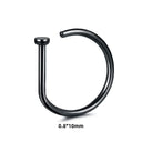 1PC 316L Stainless Steel Double Spiral Nose Hoop Ring 1PC 316L Stainless Steel Double Spiral Nose Hoop Ring