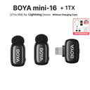 BOYA Compact Wireless Lavalier Microphone IPhone 15 16 And USB C Video Recording BOYA Compact Wireless Lavalier Microphone IPhone 15 16 And USB C Video Recording