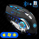 Wireless RGB Gaming Mouse with Ergonomic Design and Quiet Bluetooth Wireless RGB Gaming Mouse with Ergonomic Design and Quiet Bluetooth
