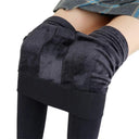 Stay Warm in Style This Winter High Waist Velvet Leggings Stay Warm in Style This Winter High Waist Velvet Leggings