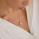 New Cross-border Couple Cavicle Chain Heart-shaped Necklace New Cross-border Couple Cavicle Chain Heart-shaped Necklace