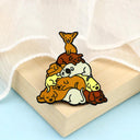 Cartoon Dogs Enamel Brooch Cute Animals Badge Jewelry Gift Cartoon Dogs Enamel Brooch Cute Animals Badge Jewelry Gift