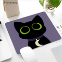 Black Cat Gaming Mousepad Stylish Desk Mat for Work Play Black Cat Gaming Mousepad Stylish Desk Mat for Work Play