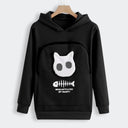 Cat Lover's Kangaroo Pouch Hoodie For Feline Fans Cozy Cat Lover's Kangaroo Pouch Hoodie For Feline Fans Cozy